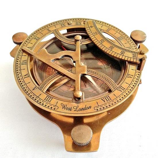 10.16 Cm Sundial Compass for Vastu and Collectibles