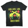 Футболка Guns N Roses Lies Lies Lies Высококачественная Роскошная Для Мужчин и Женщин Топ Y2k Лето 2026