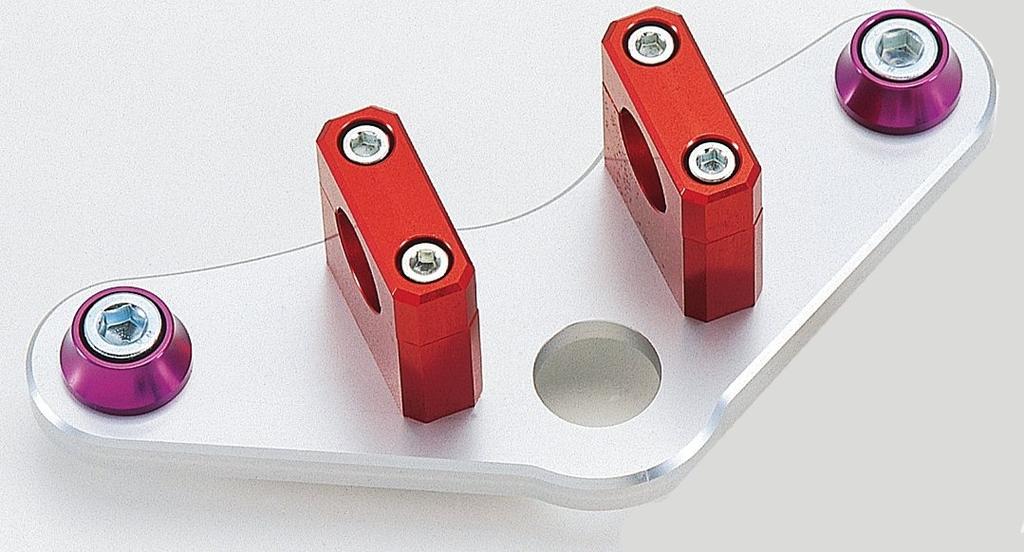 POSH Top Bridge Fixing Bolt Set Monkey/Gorilla Silver 270303