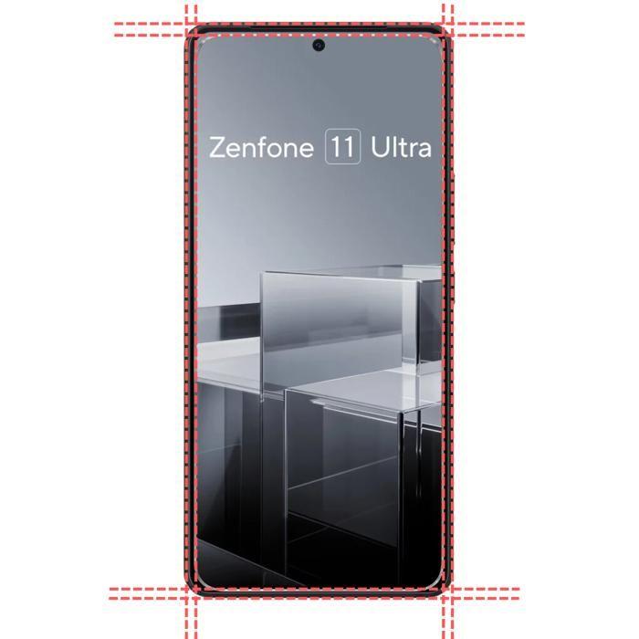 Закаленное Стекло для Asus Zenfone 11 ULTRA 5G [Набор 4 шт.] Защитная Пленка Стекло на Экран Phonillico®