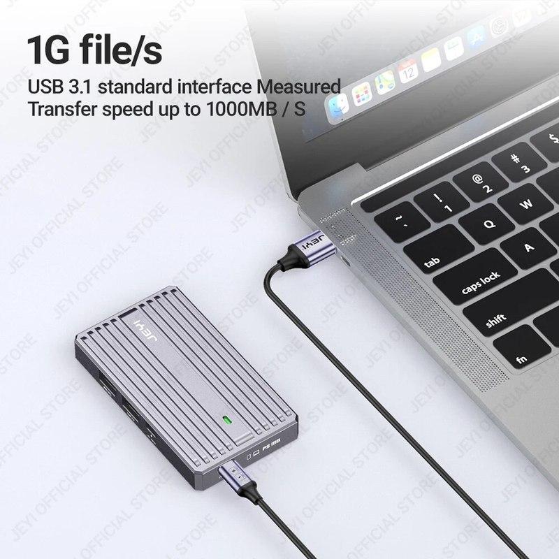 Кабель JEYI USB A на Type-C, 60 Вт, быстрая зарядка, 10 Гбит/с, высокоскоростная передача данных для телефонов Samsung, Xiaomi, Redmi, Huawei и устройств USB-C
