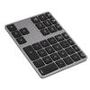  308 35 Keys Numeric Keypad Rechargeable Wireless   Thin Keyboard Compatible with   5.0(Black )