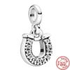 Мини подвеска-шарм из стерлингового серебра 925 пробы Me Глаз Дерево Сердце Звезда Луна Клевер Подвеска Бусины Подходят для оригинальных браслетов Pantaro ME Циркон