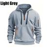 Men's Hoodie Quarter Zip Hoodies Hooded Plain Pocket Sports&Outdoor Streetwear Cool Casual Spring & Fall Clothing Hoodies Sweatshirts Men's Coats