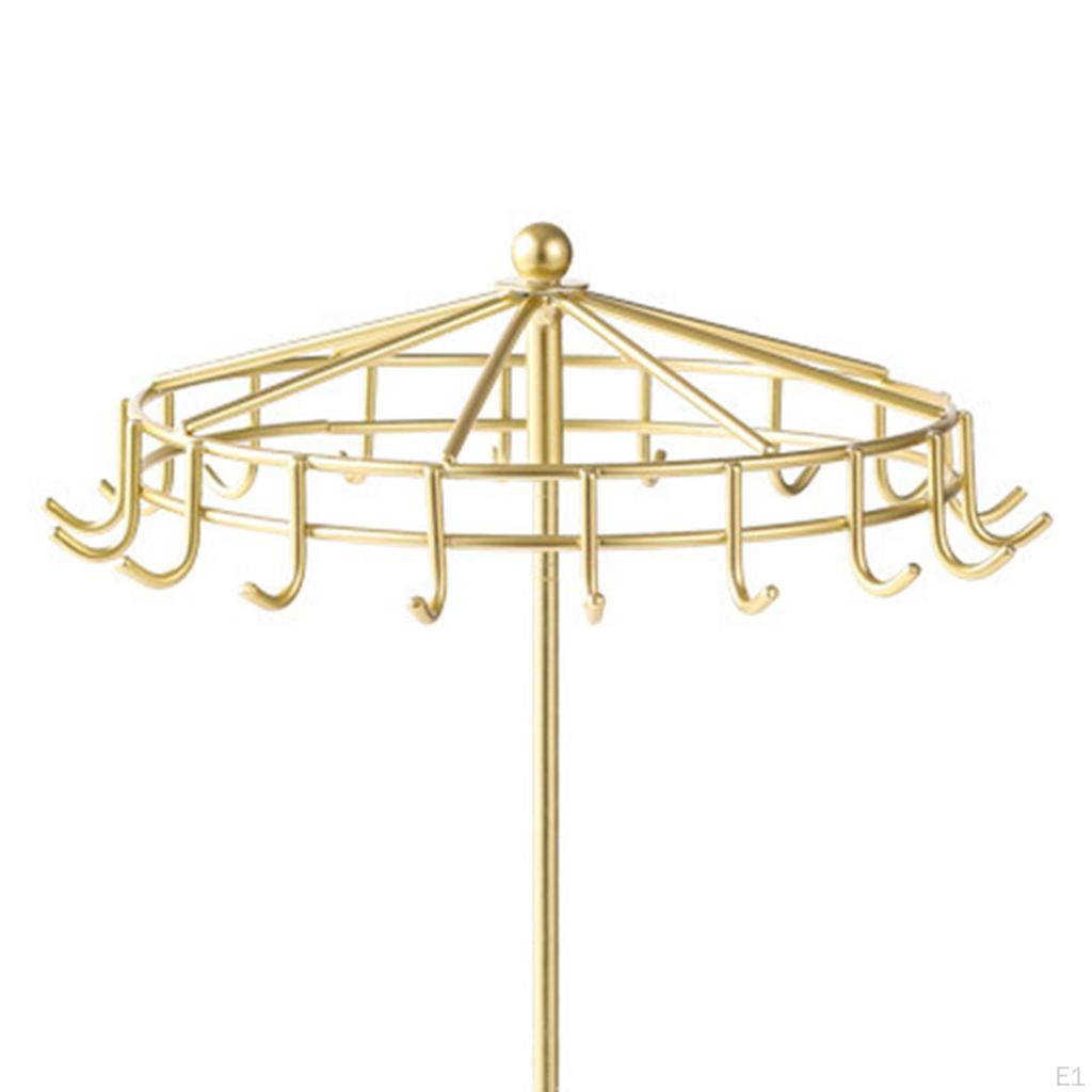 Jewelry Stand with Necklace and Earring Storage