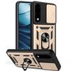 AMORUS For OnePlus Nord 5 5G/Ace 5 Ultra 5 5G Case Kickstand PC+TPU Phone Cover with Camera Lens Slider