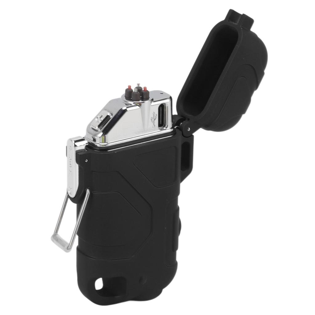 Double Arc Plasma Lighter Windproof Waterproof Flameless USB Electric Lighter with 3 Gear