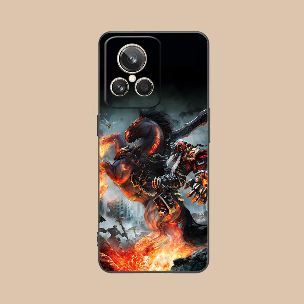 Чехол для мобильного телефона Darksiders для Realme 15 14 13 12 11 10 9 Pro Plus T i Lite 5G Цветной Печатный Чехол Чехол Роскошный