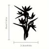 1pc Bird of Paradise Metal Wall Art Elegant Hanging Sign for Living Room Stylish Metal Wall Decor Perfect Housewarming Gift