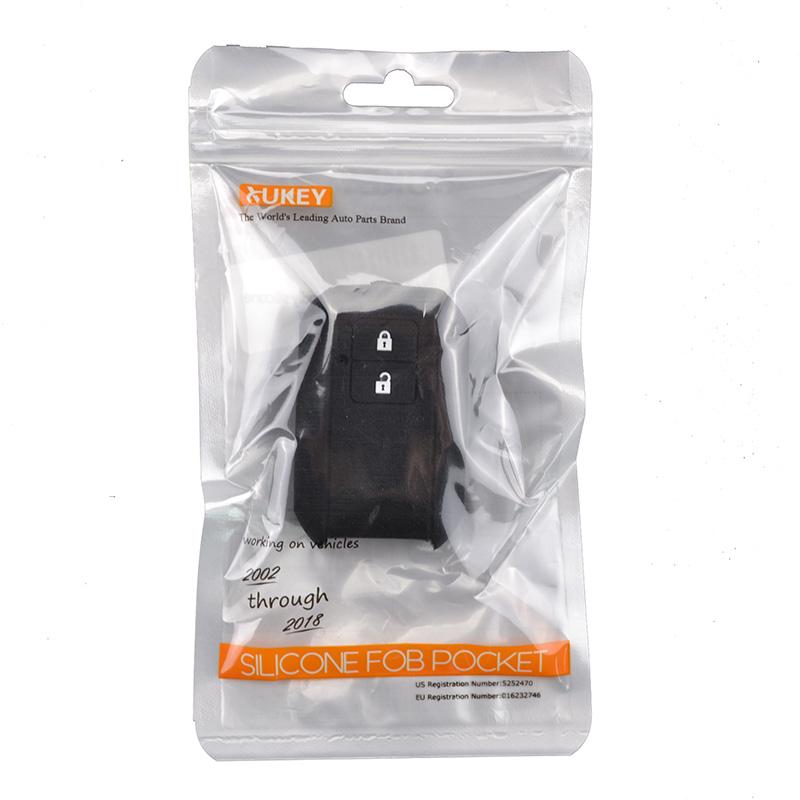 Silicone Key Case Cover For Suzuki Swift 2017 2018 Keyless Fob Shell Skin Keyring Key Chain Holder Protector