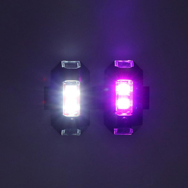 Мотоциклетные огни Дрон Стробоскопический свет Usb Led Анти-Столкновение Велосипед Самолет Ночной Полет Мини Мигающий Предупреждающий Сигнальный Светильник