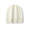 Autumn and winter new pure wool hat women's wool knitted threaded edge couple ear protection warm bald hat cold hat