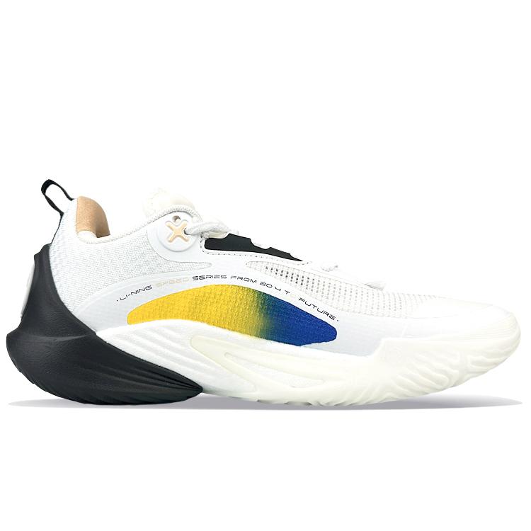 Баскетбольные кроссовки Li Ning Speed 10 Low top Мужские Бело-золотые ABAT085-5(Team40-SBOX)