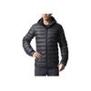 adidas Теплая удобная куртка-пуховик с капюшоном и длинными рукавами для мужчин, черные куртки AP7506
