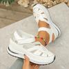 Women'S Fashion Sandals Solid Color Platform Heel Casual Sports Shoes