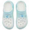 Crocs Кроксы Crush Clog EVA Весенне-Летняя Коллекция Граффити Декоративная Пряжка Простые Дырявые Туфли Унисекс Тот же Синий Язык Звездное Море