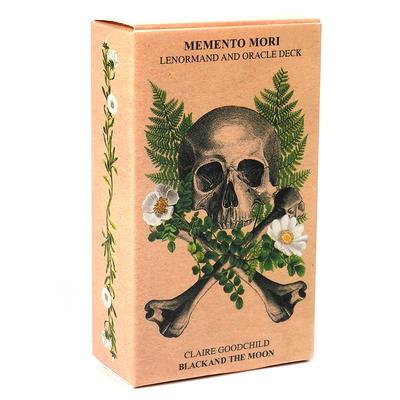Колода Оракула Memento Mori 10,3*6 см Колода Ленорман Анатомическое Таро Оракул Странностей 85 шт. Карт (включает 36 карт Ленорман)