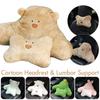 Милый мультяшный плюшевый медведь кролик подголовник для автомобиля поясничная подушка мягкая удобная подушка поясничная поддержка автомобильные аксессуары интерьер