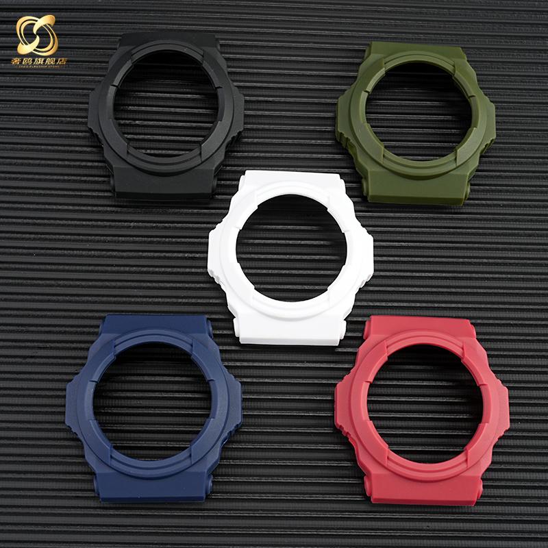 Корпус Часов Ремешок для Casio G-SHOCK GA-150/200/201/300/310/GLX100 Защитная Оболочка Смола Резиновый Ремешок Браслет Аксессуары Инструменты