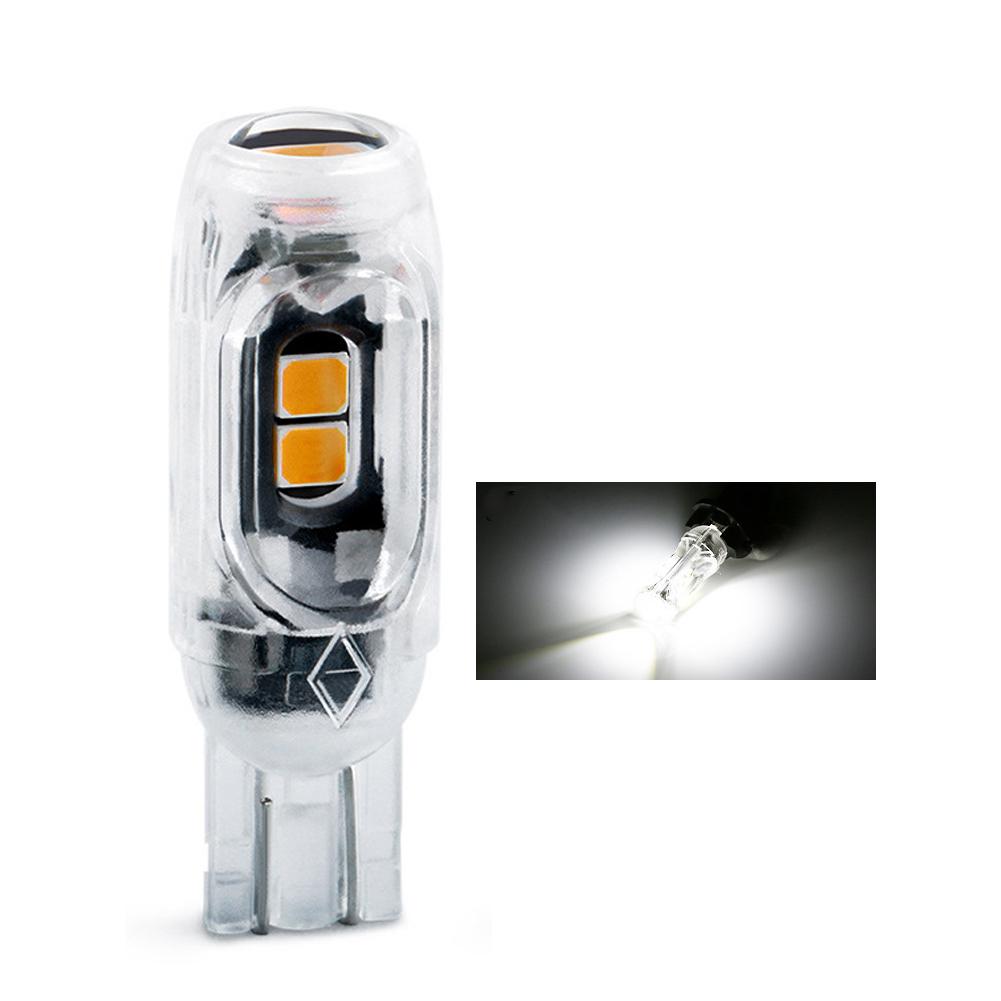 1 шт. T10 светодиодный поворотник для мотоцикла и автомобиля Canbus 5SMD маячок Gap Light дневной свет для чтения номерного знака