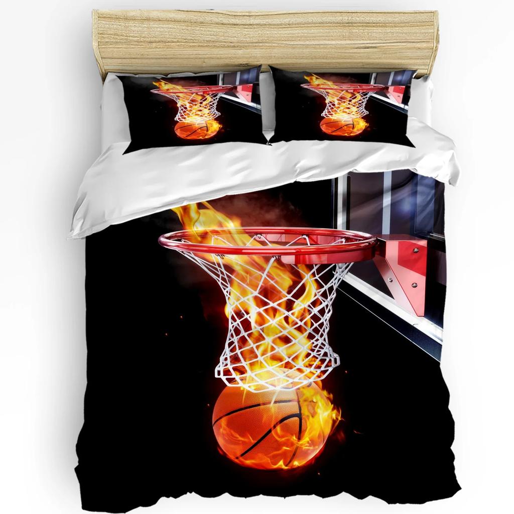 Firefighter Tool Flame Duvet Cover Bed Bedding Set For Double Home Textile Quilt Cover Pillowcases Bedroom Bedding Set No Sheet
