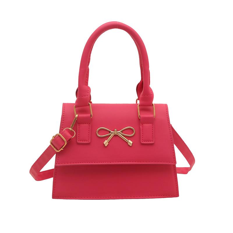 Популярная в этом году модная корейская версия сумочки 2025 лето новая маленькая свежая и милая сумка кроссбоди с бантом, маленькая квадратная сумка