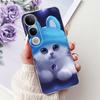 For Vivo V50 Lite 5G Case Clear Fashion Luxury Cute Cartoon Cat Cool Soft TPU Bumper Cover For Vivo V50Lite 5G Phone Case Funda