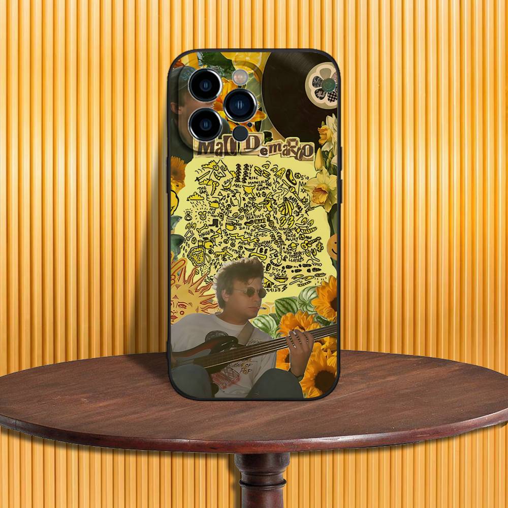 Mac D-DeMarco Singer Phone Case For iPhone 17,16,15,14,13,12,11,Pro,Max,Plus,X,XS,SE4,E,Mini,Soft Black Case