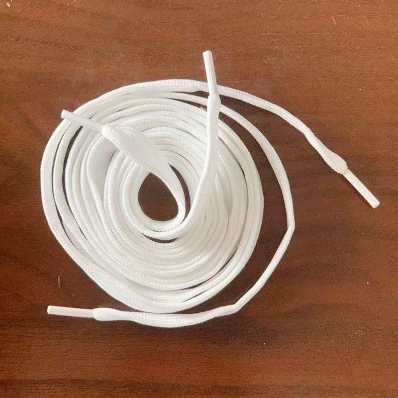 1 пара парусиновых кроссовок унисекс, разноцветные плоские шнурки, шнурки для обуви