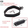 Motorcycle Exhaust Muffler Escape Clamp Carbon Fiber Hanger Bracket 90mm 100mm 120mm for Yoshimura for akrapovics for SC for TBR