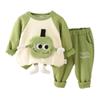 Winter Children's Baby Two-piece Suit (top + Pants)
