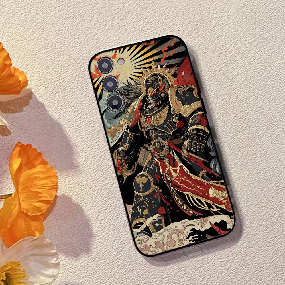 Чехол для телефона Game W-Warhammer-ES 40k Черный силикон Мягкий Для Samsung Galaxy A73,A72,A71,A70,A53,A52,A51