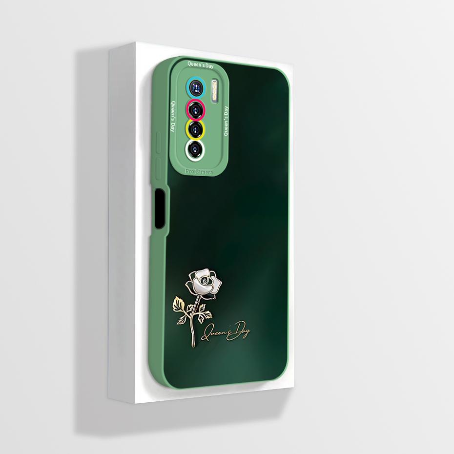 Чехол для телефона Tecno Camon 17 Pro Эстетичный Полная защита Жидкий силикон Funda для Tecno Camon 17P 17Pro Camon17 Задняя крышка