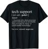 Футболка с определением технической поддержки, Смешная милая футболка для компьютерного ботаника, Хлопковая футболка для мужчин, Принтованные футболки, Безумная новинка