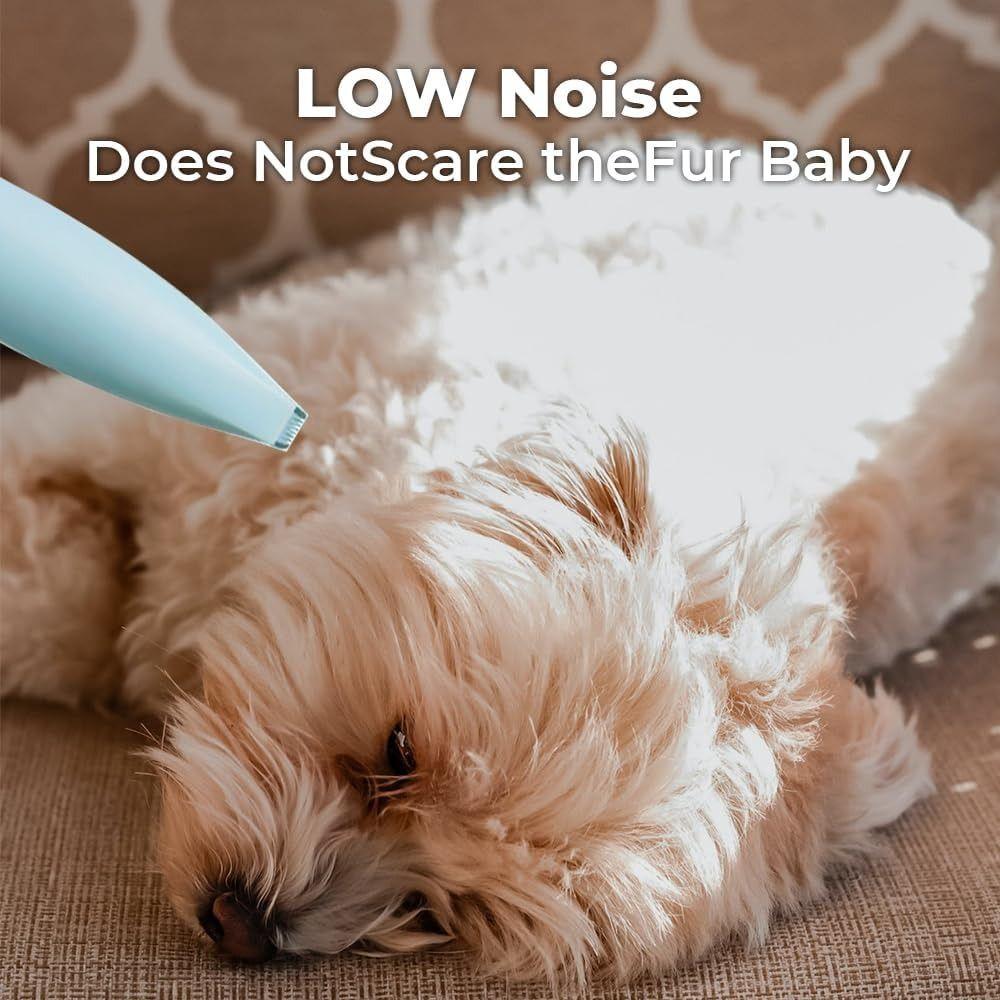 Светодиодные машинки для стрижки собак для груминга, беспроводной триммер для волос на лапах, безопасный триммер для кошачьих лап, глаза