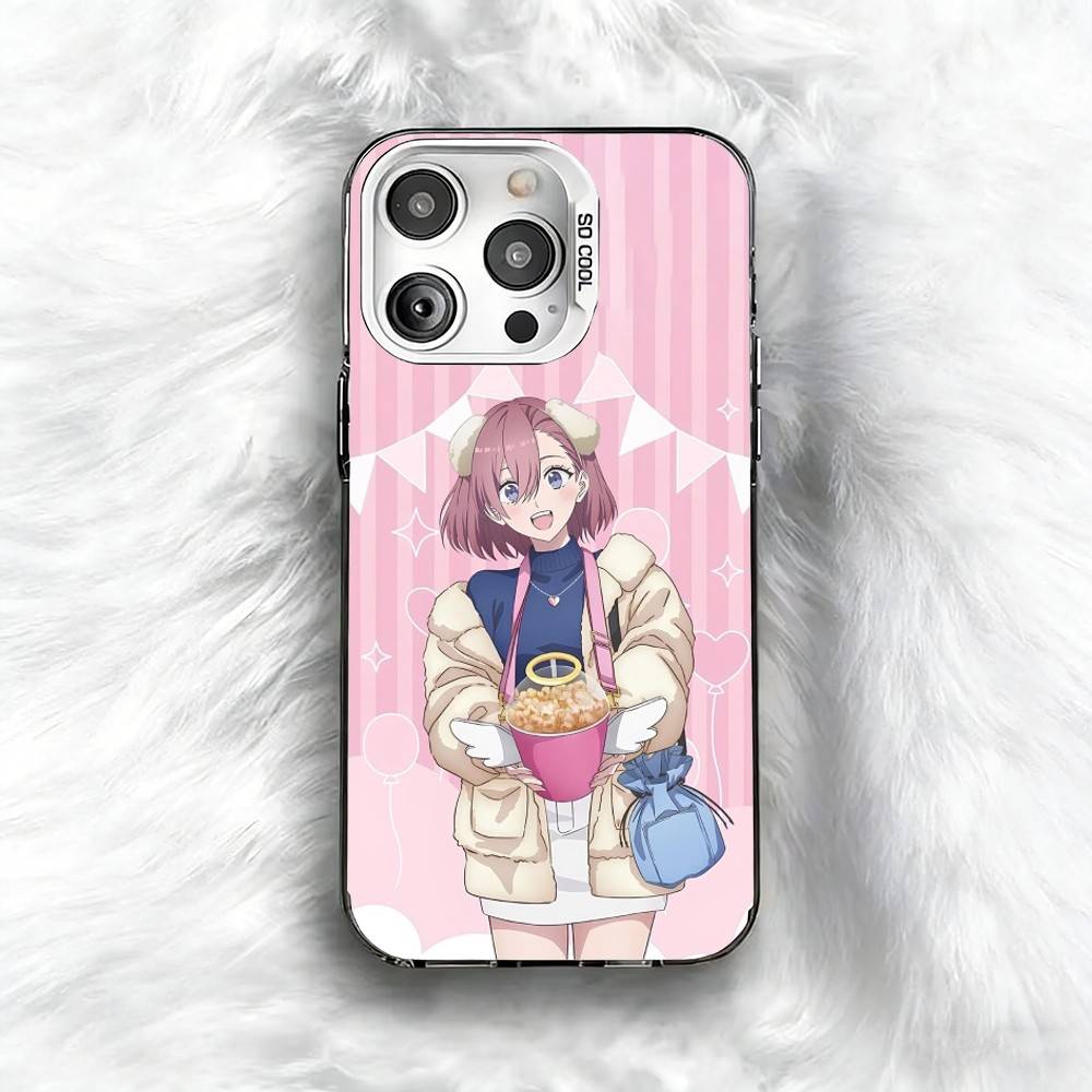 2.5 Dimensional seduction Amano Ririsa  Phone Case For iPhone 16 17 15 14 12 13 Pro Max Black Color Shockproof Cover