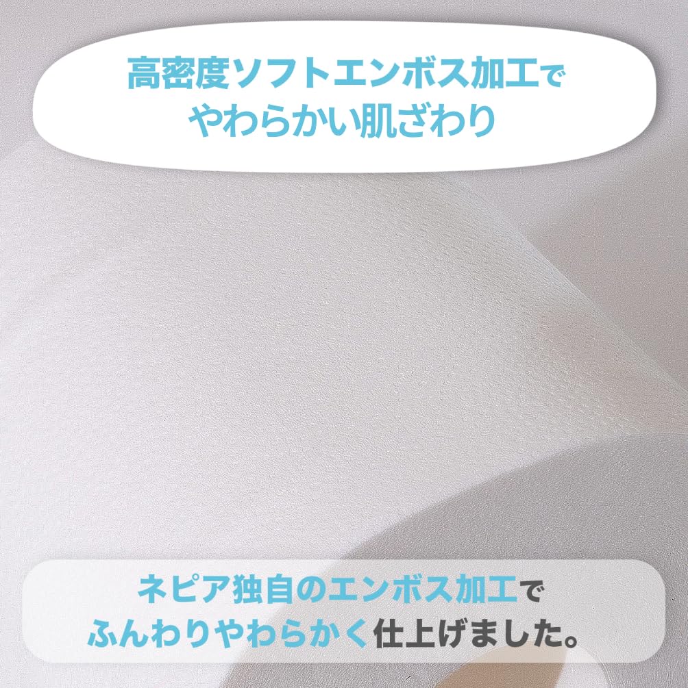 Nepia Nepinepi Туалетная бумага в рулонах 75 мин. Без запаха 8 рулонов 1,5 (Один)