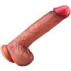 Women's Bedroom Masturbator Liquid Silicone Simulation Penis Double-layer Dildo Adult Sex Products