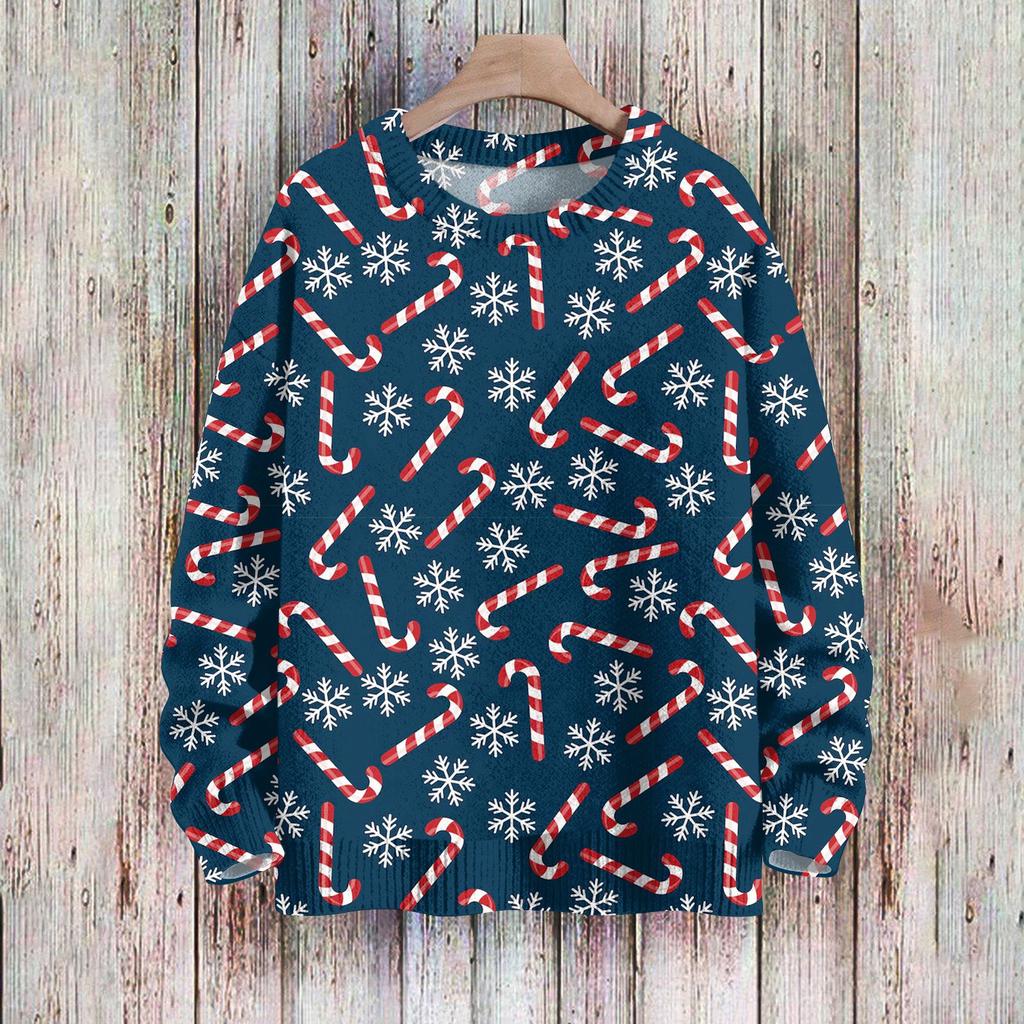Christmas Sweatshirts For Women Knit Sweater Cute Shirt Fall Crewneck Pullover Tops