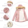 Женская теплая зимняя парка-пальто из искусственного меха с капюшоном на флисовой подкладке, утолщенная куртка-пуховик из шерпа, водонепроницаемая, ветрозащитная, уличная верхняя одежда, S-3XL, 5 цветов
