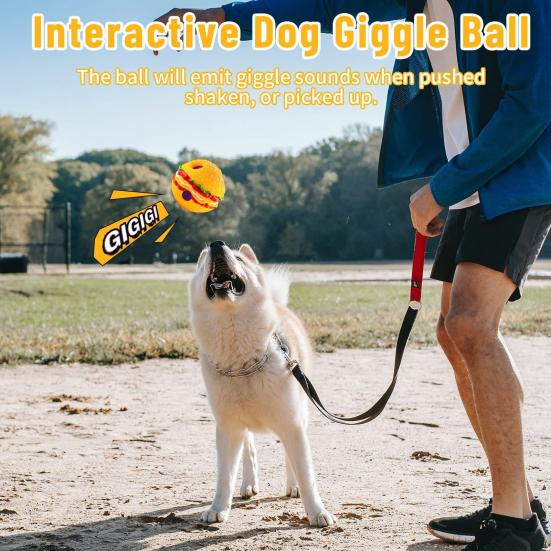 Игрушка для домашних животных Форма гамбургера Звук хихиканья Привлекает Устойчивость к укусам Уход за зубами Многофункциональная чистка зубов Игровая игрушка Шар для собак Качающийся шар для хихиканья Товары для домашних животных