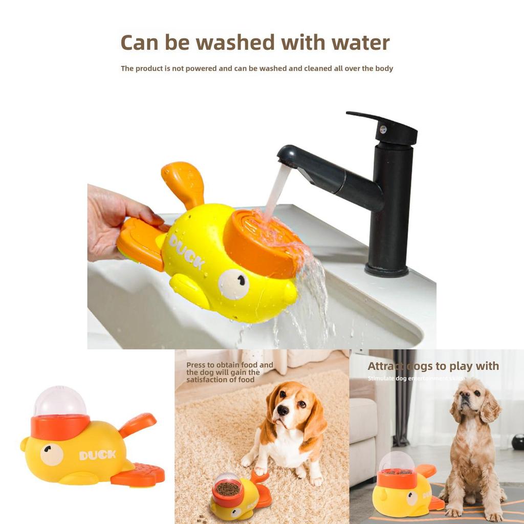 Abs Material Pet Automatic Food Dispenser For Cats And Dogs With Toy Design