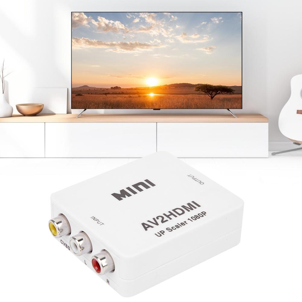 AV в 1080P 60 Гц Выходной Адаптер Высокой Четкости Видео Конвертер с USB-Кабелем