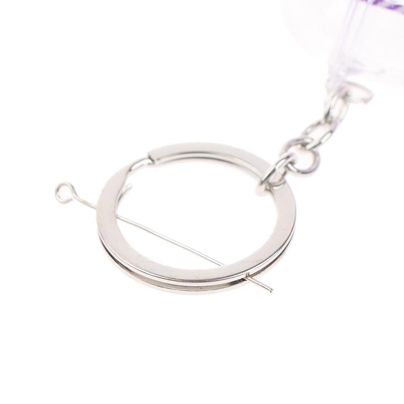 Bubble Tea Diy Keychain High Quality Acrylic Pendant Backpack Keyring Charms