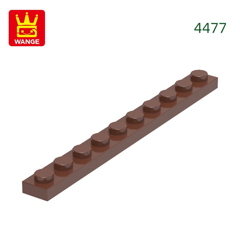 Нетоксичный 61 шт./лот 4477 1x10 Тонкий строительный блок Аксессуары Moc Совместимый с Кирпичами Детские игрушки Подарочная коробка