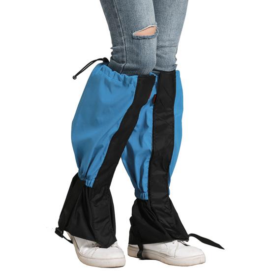 1 Pair Snow Boot Leg Gaiters Wear-Resistant Waterproof Adjustable Men Women Boot Gaiters Leg Guards for Camping Hiking
