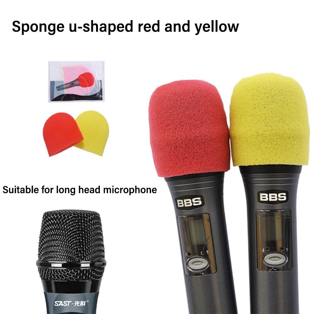 2PCS/Set Disposable Microphone Cover Mic Dust Proof Covers Studio Interview Karaoke DJ