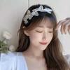 Super Fairy Pearl Butterfly Headband Net Yarn Embroidery Headband Girl Heart Sweet Hair Accessories