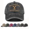 Бейсболка Snapback ШЛЯПА YELLOWSTONE Солнцезащитная кепка Весна Осень Бейсболка Спортивная кепка Хип-хоп Прилегающая кепка Кепки для унисекс Женщин