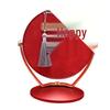 Elegant Bridal Dressing Mirror - Handheld, Neck-Hanging, Waist-Pressing Design (Red)
